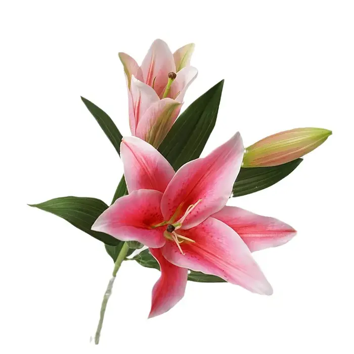 Bouquet de fleurs artificielles de grand lys hydratant