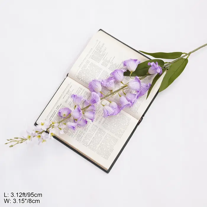 CHUXIN C9991 Fleur artificielle de clochettes violettes