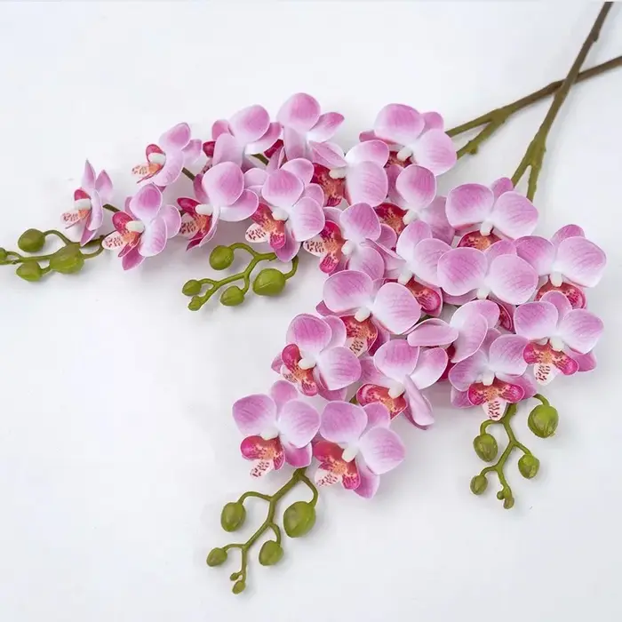 Fleur d'orchidée en soie
