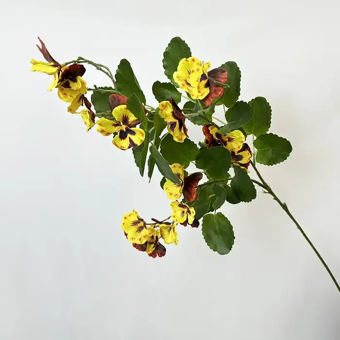 Branche de pensée en soie