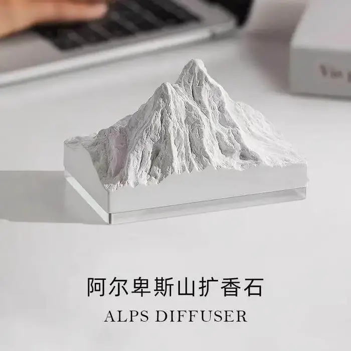 Diffuseur de résine en forme de montagne des Alpes