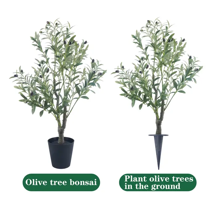 Olive artificielle Uflower avec Pot