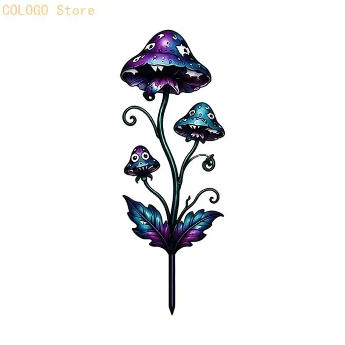 Piquet jardin en métal fantaisiste, pour Pots fleurs utilisation dans cour, décoration du D0LD