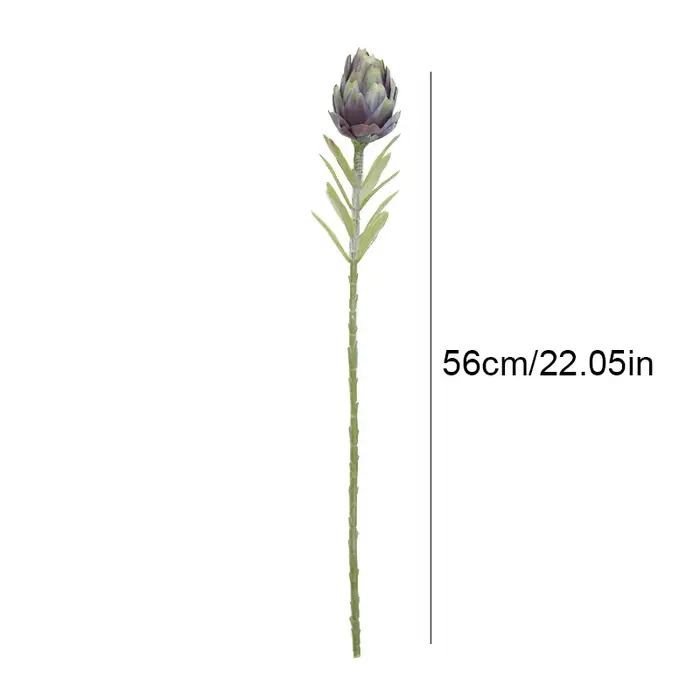 1 pièce, fausse fleur décoration ornements branche unique chardon fruit roi