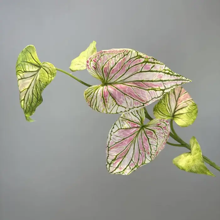 Plante tropicale feuille d'anthurium artificielle plante de palmier impression 3d feuilles de plante