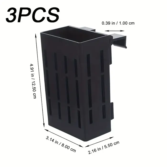 3 pièces en plastique Aquarium plante support Aquarium aquatique suspendu aquatique planteur Aquariu