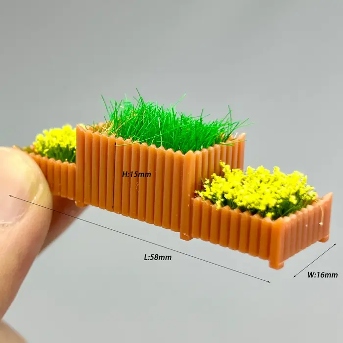 Kit de Modélisation de Jardin de Fleurs Artificielles 1PC DIY pour Jardin/Rue/Parterre