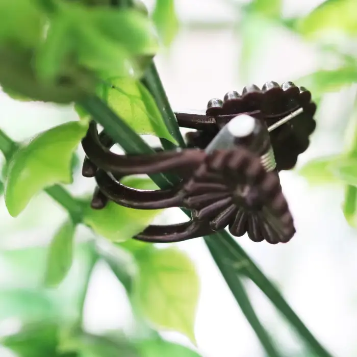 Clips de Support de plante en plastique, 10 à 200 pièces, pour tige d'orchidée, pour Support de vign