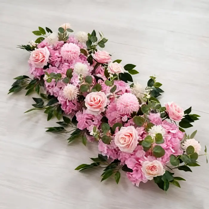 Uflower 100 cm bricolage mariage fleur rangée décoration Arrangement fournitures pivoine Rose artificielle florale