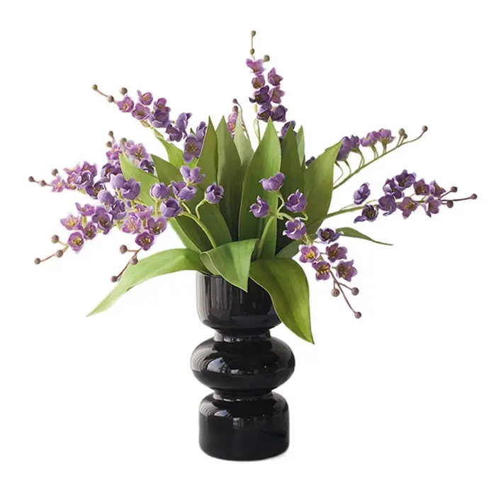 Bouquet de fleurs artificielles en soie de muguet