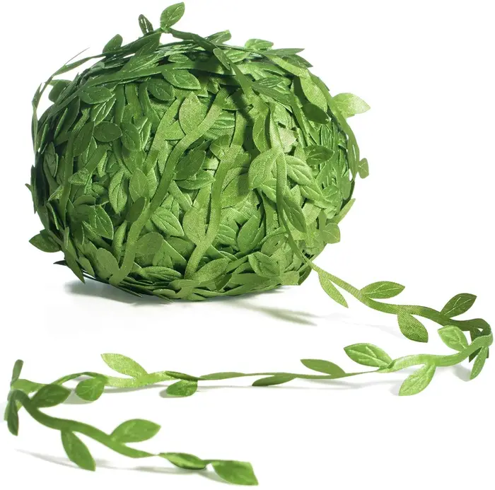 Feuilles de vigne vertes artificielles pour bricolage