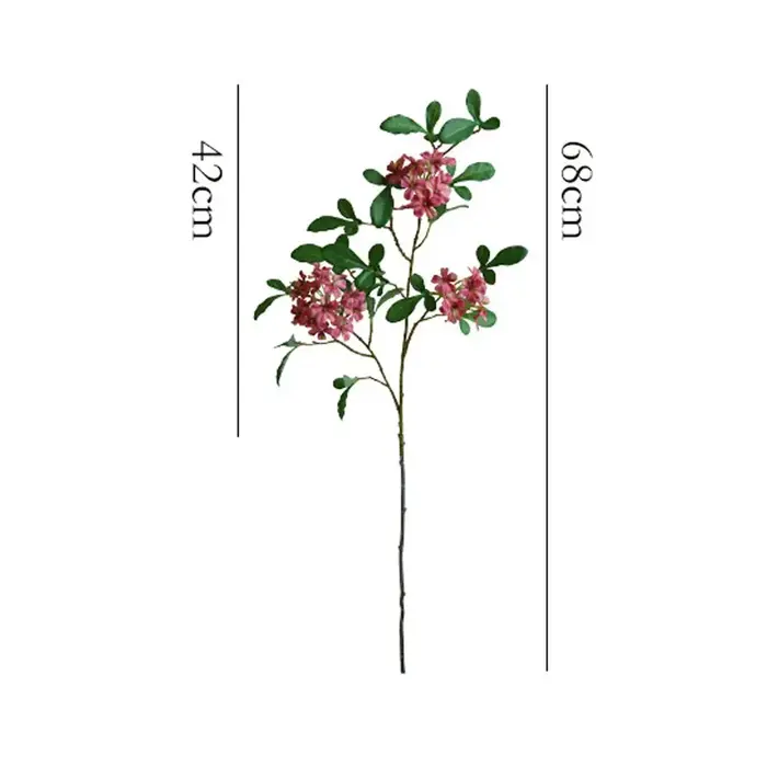 Fleur artificielle à longue tige