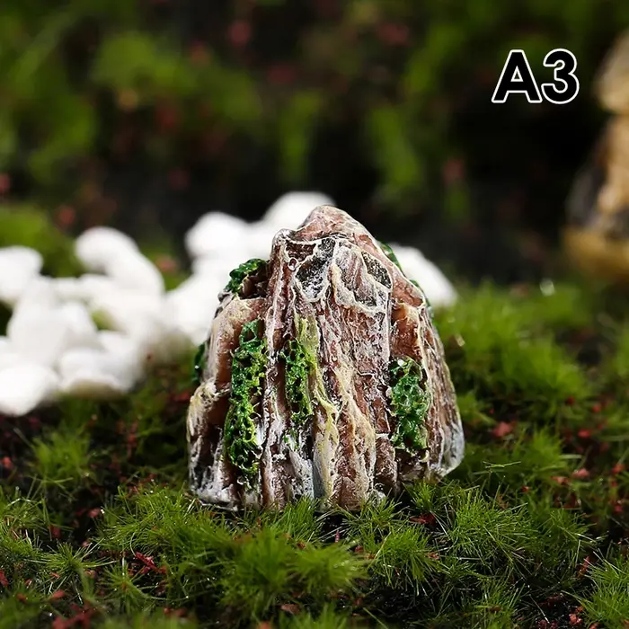 1 pièce Mini-ornements de montagne miniatures pour bonsaï