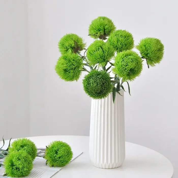 Bouquet de fausses plantes Dianthus en latex