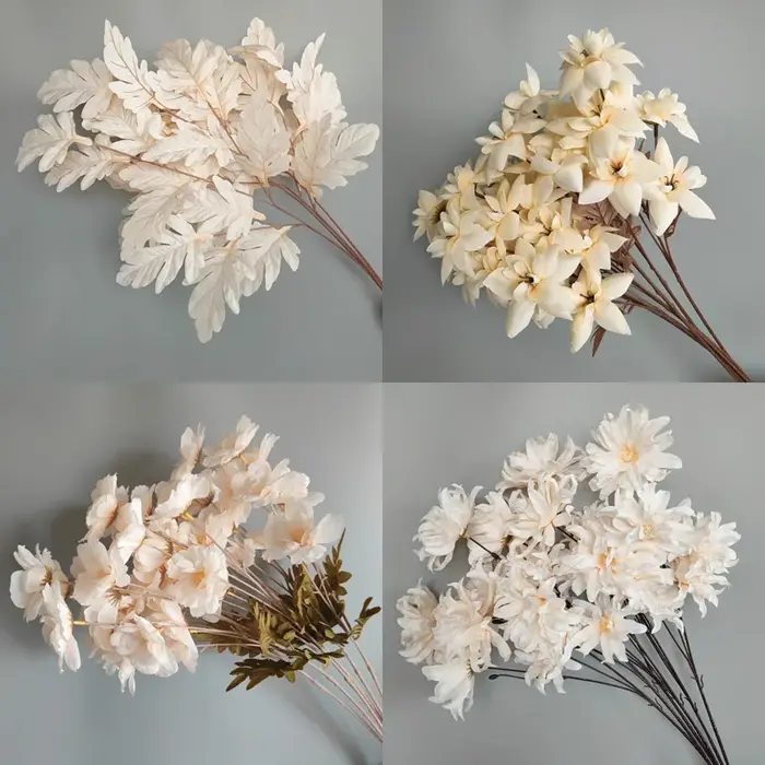 Champagne fleurs artificielles Rose pivoine plantes feuille d'eucalyptus arc de mariage arrangements floraux matériaux décor à la maison accessoires Photo