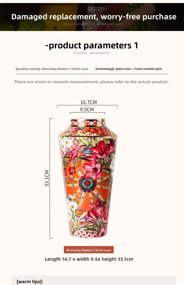 Vase en céramique, pièce de décoration pour la maison