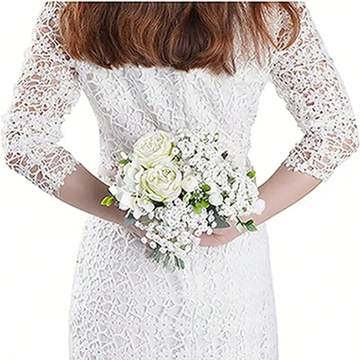 Fleurs artificielles Babysbreath mariage maison chambre Table Decor célébration en plein air Halling couronne de mariée Bouquets Party Craft cadeau