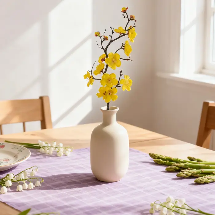 Fleurs artificielles en soie