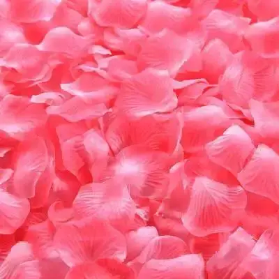Pétale de Rose colorée artificielle romantique