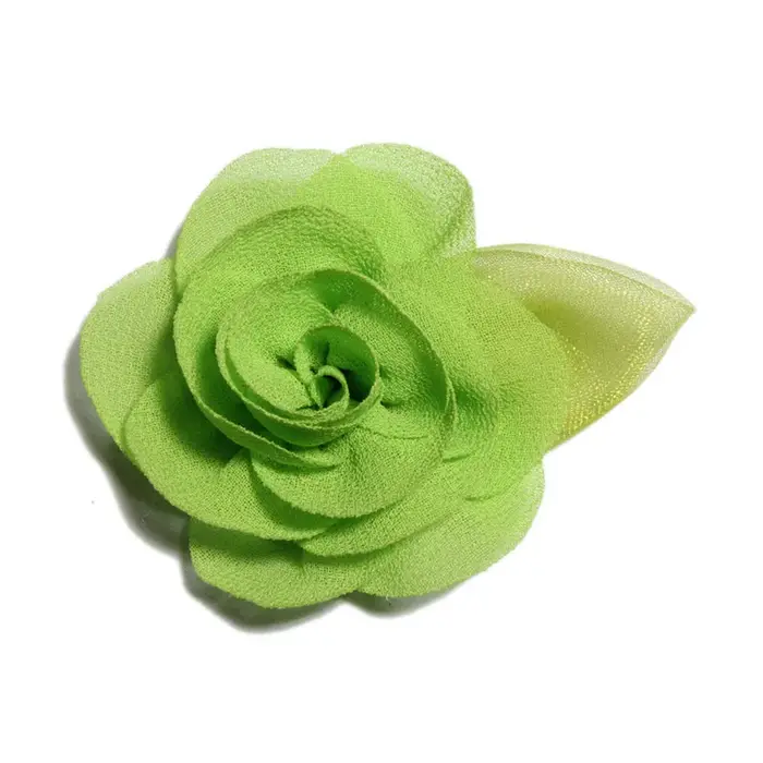 Fleurs en mousseline de soie pour décoration de mariage, 10 pièces, 5.5cm, tissu décoratif pour nouv