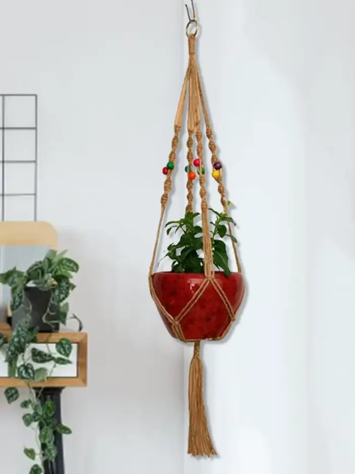 Porte-plante Sonramé fait à la main, cintre pour pot de fleur, décoration murale, cour et jardin