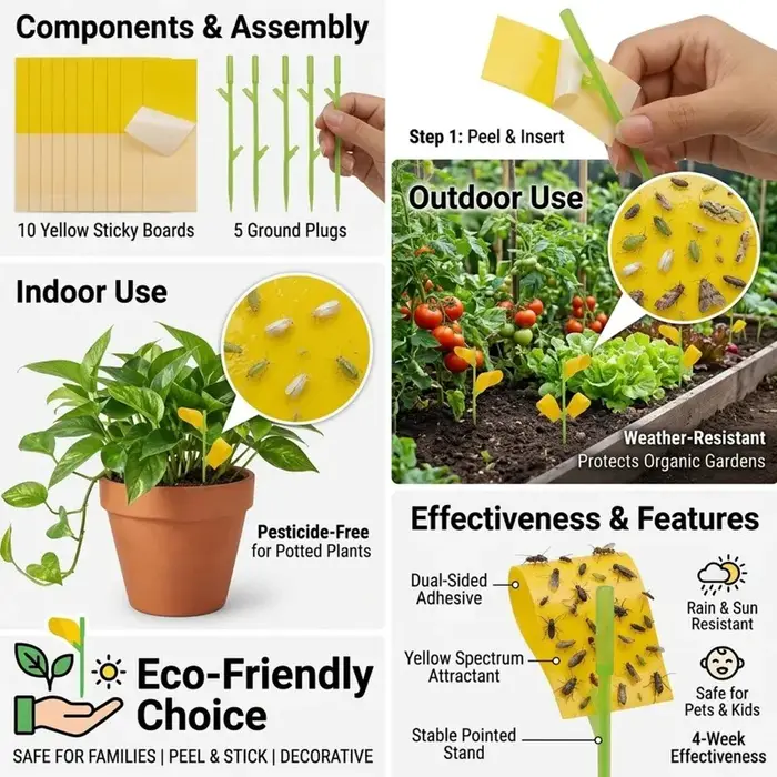 Pièges collants pour insectes 15/60x