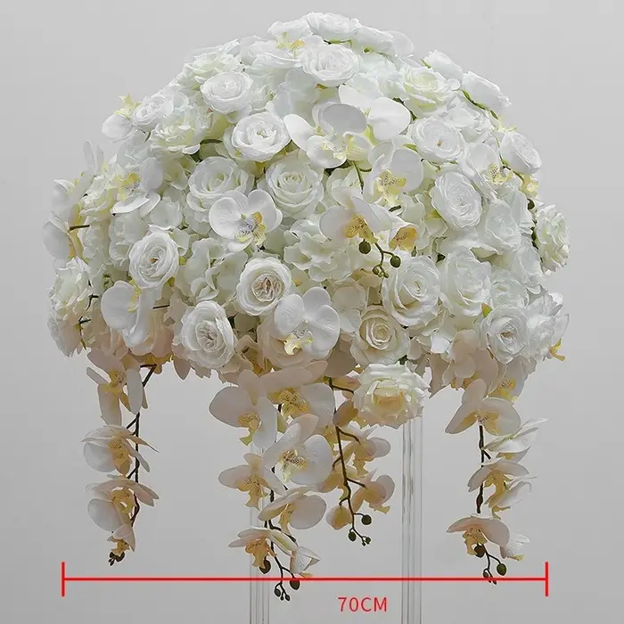 Balles de fleurs de roses d'hortensia Phalaenopsis 3D