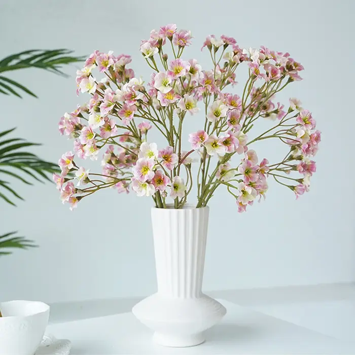 Paullfully-Fausses Fleurs Artificielles Roses pour Décoration de Table