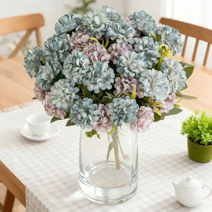 Fleurs artificielles en soie