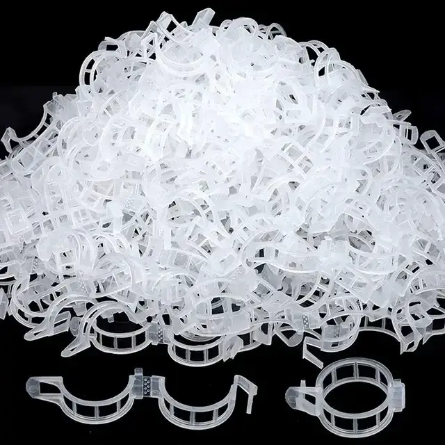 50-100 pièces pinces à tomates pinces à plantes vignes pinces à treillis en plastique-Clips de Suppo