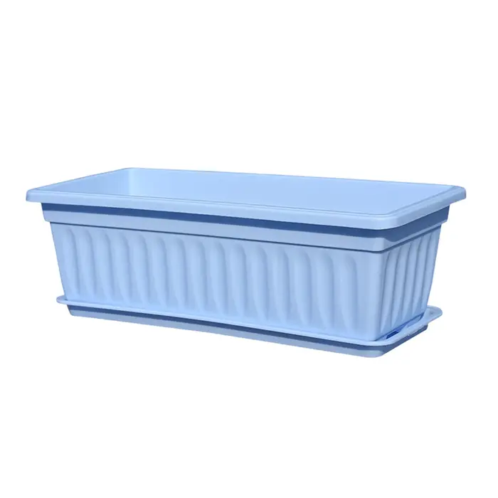 Jardinière rectangulaire en plastique