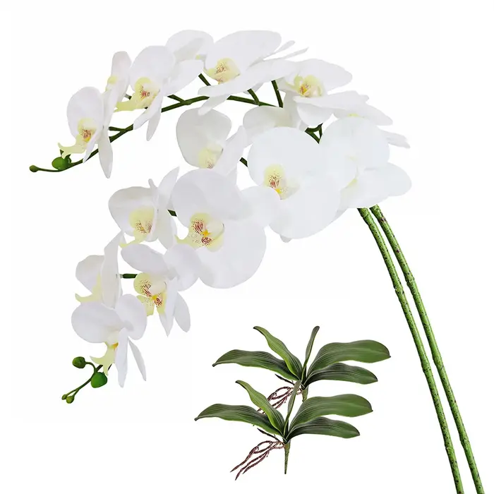 Branches de fleurs artificielles Phalaenopsis