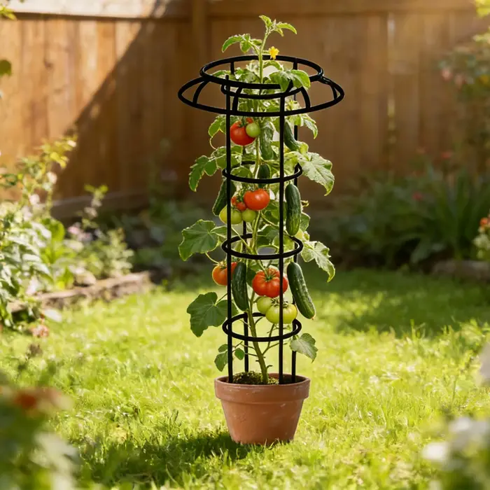 Treillis de jardin en forme de parapluie pour plantes grimpantes
