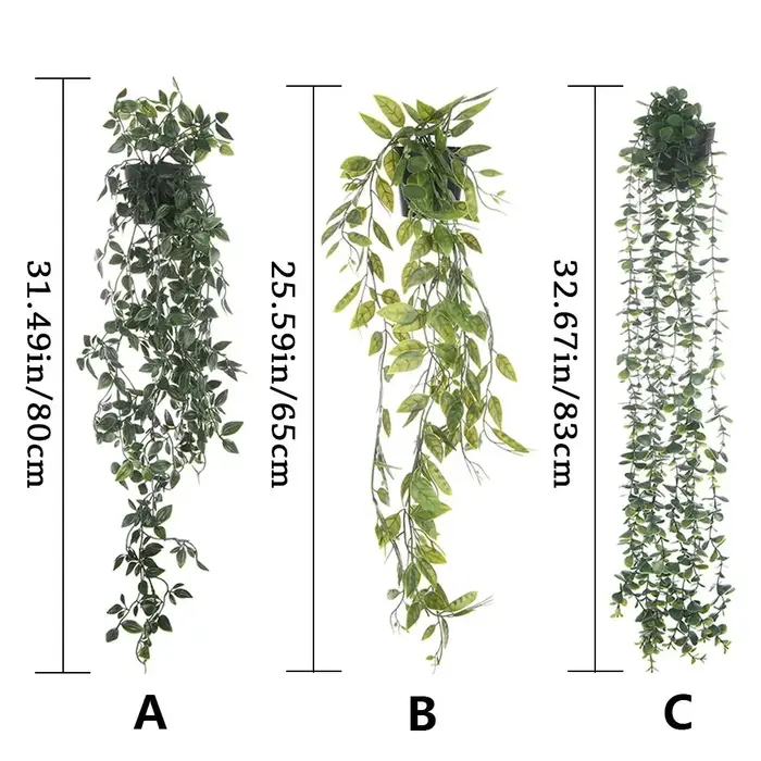 Plantes artificielles en pot pour la décoration de la maison