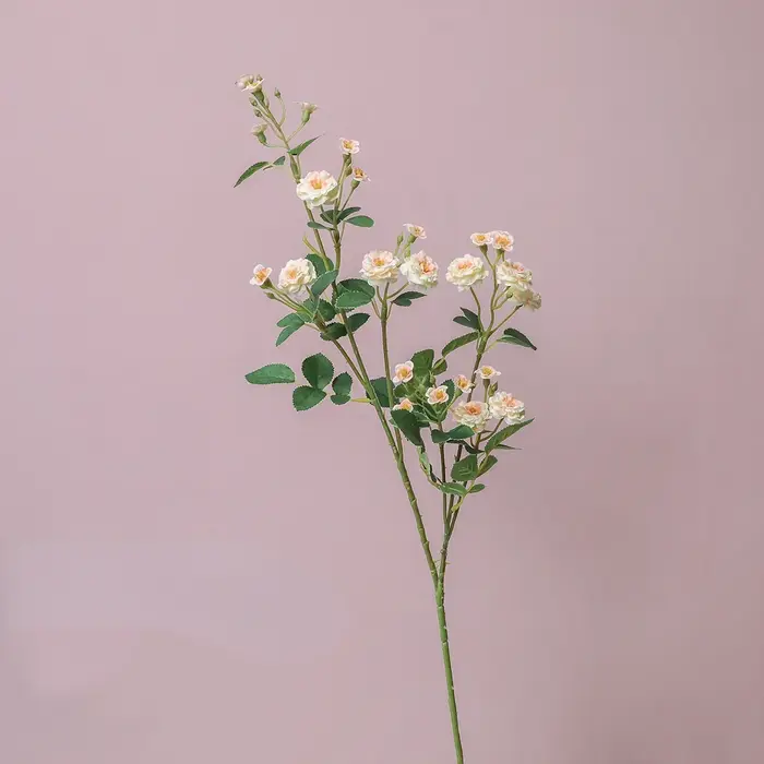 Longue branche petite rose simulation fleur