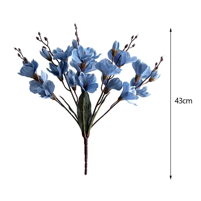 Branche de Magnolia en soie 3D