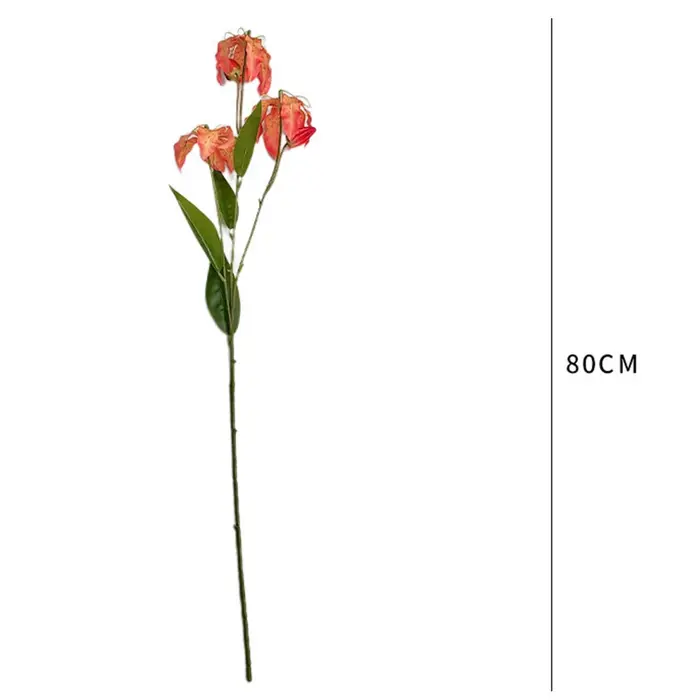 Gloriosa – fleur artificielle de flamme de lys