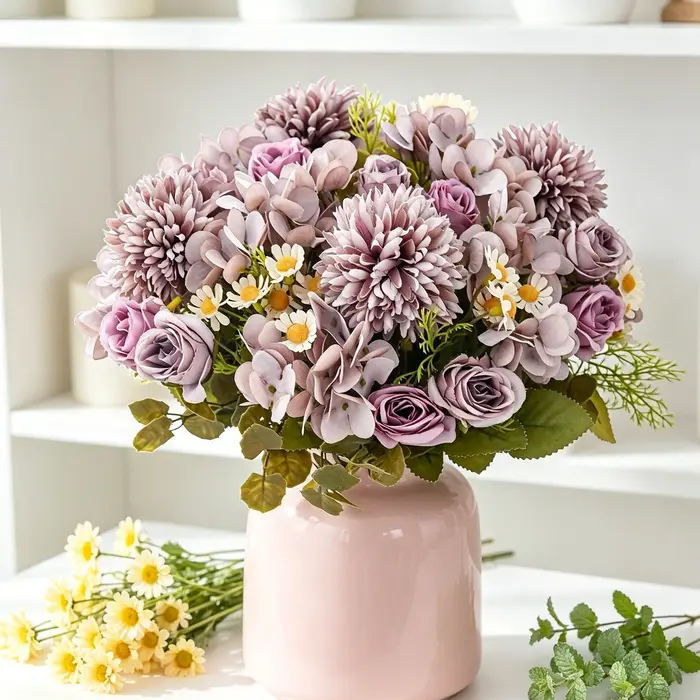 Fleurs artificielles de camomille pour la maison