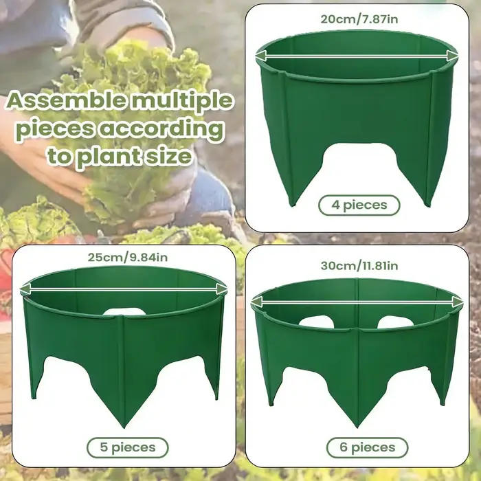 Anneau de protection rond pour culture de plantes