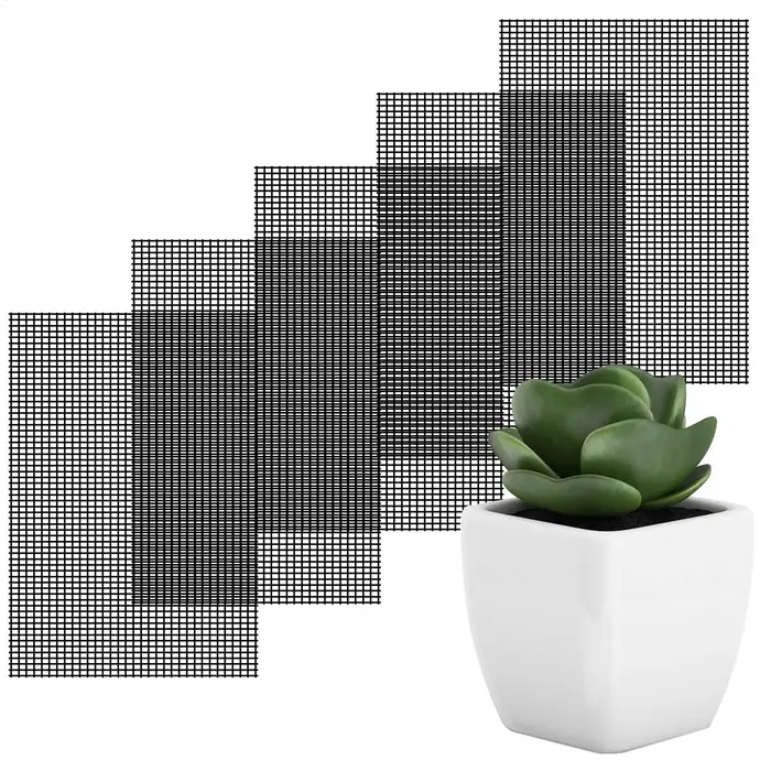 Lot de 5 tapis en maille pour pot de fleurs 20x30cm