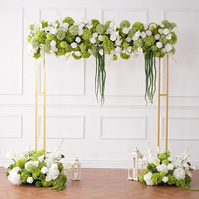 H9112 Hortensia Blanc Suspendu
