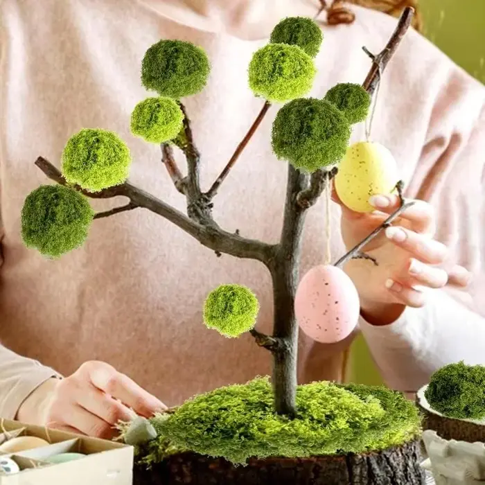 300/30g vie éternelle mousse herbe artificielle vert