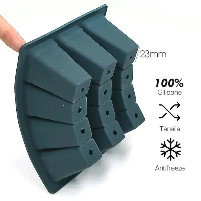 Plateau de Germination de graines carré en Silicone à 9 carreaux