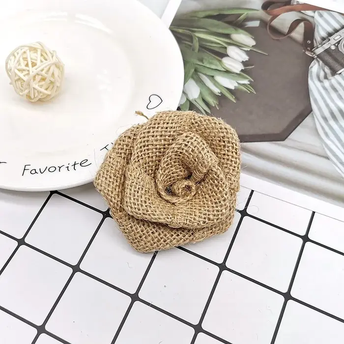 Ruban de Toile de Jute Naturelle pour Décoration de Mariage et de Noël, Fleurs, Chapeau, Accessoires, Festival, ix, Artisanat, DIY