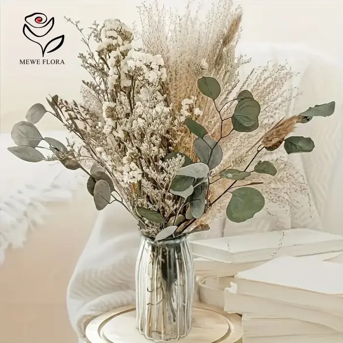 Bouquet de fleurs séchées naturelles pour la décoration intérieure de la maison moderne