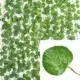 Guirlande de feuilles de lierre vert artificielles 11/4.4M, fausse plante Creeper suspendue, vigne e