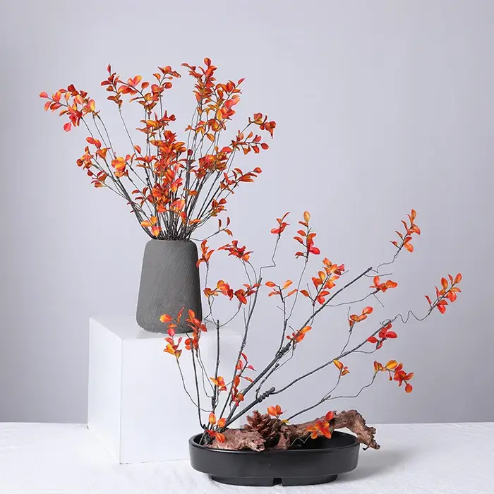 Simulation de feuilles d'érable d'automne