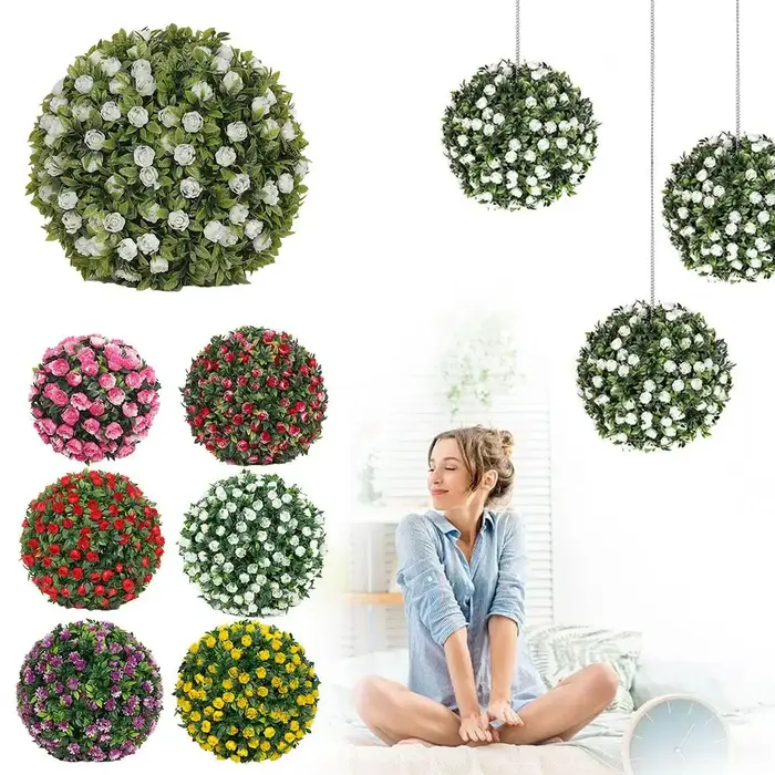 Boule de fleurs artificielles XIYA FLOWER