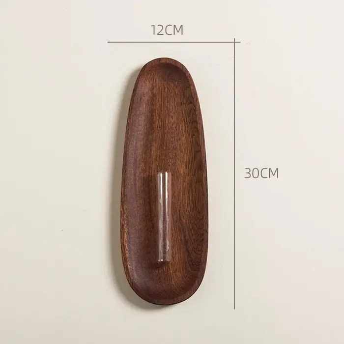 Vase mural créatif en bois