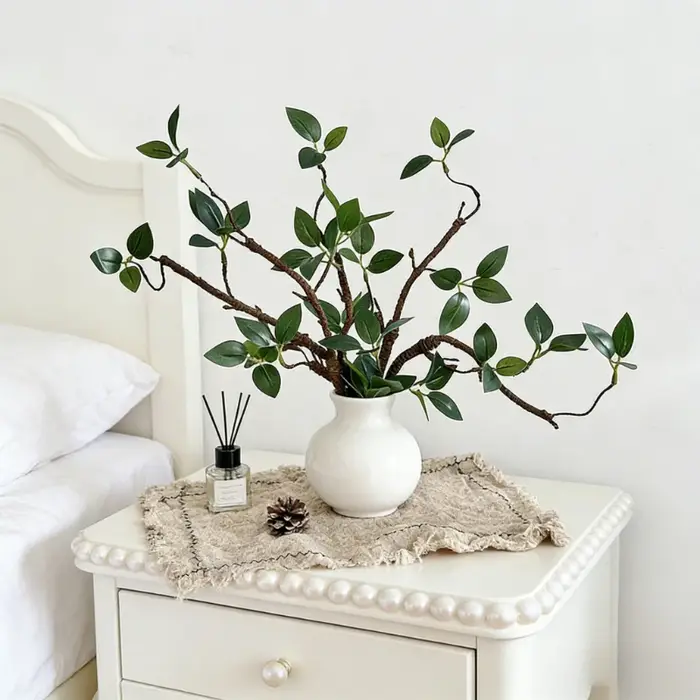 Branches artificielles vertes de 43 cm pour centre de table